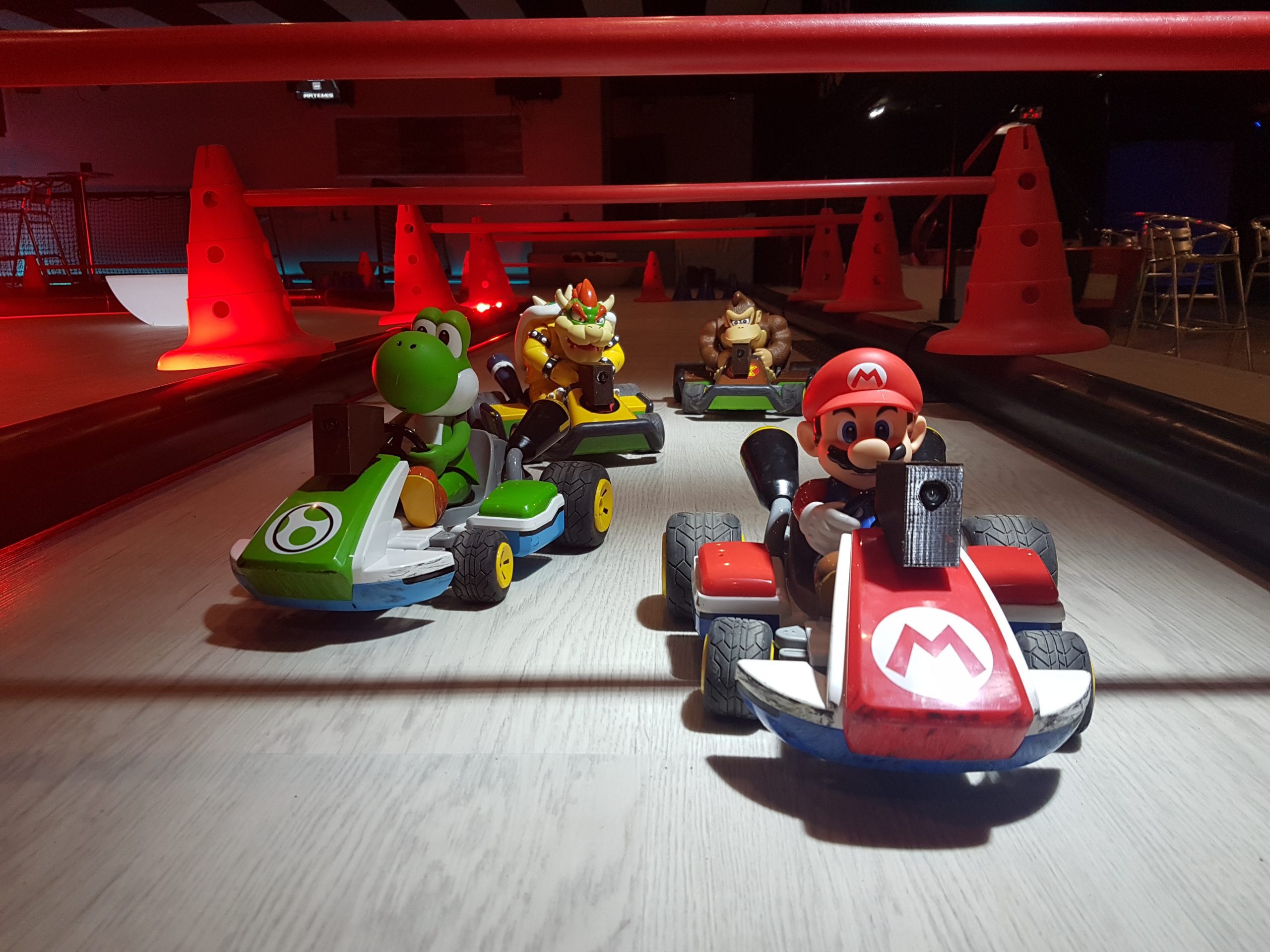 Animation Mario Kart radiocommandé
